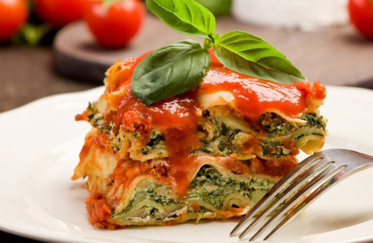 Spinach & ricotta lasagne - WA School Canteen Association (Inc.)